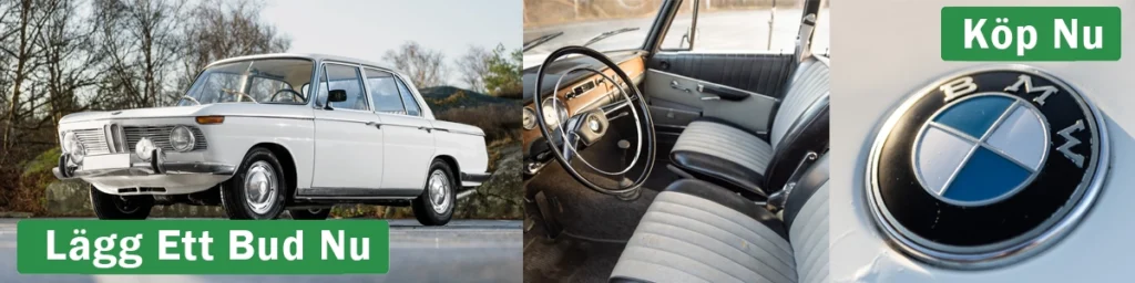 BMW 1800 från 1964 som går på auktion