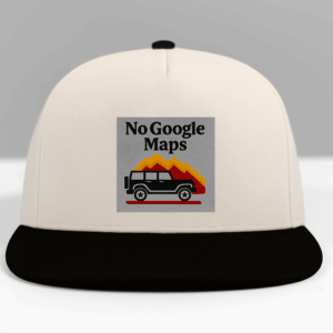 Keps - No Google Maps - Snapback för Offroad-entusiaster