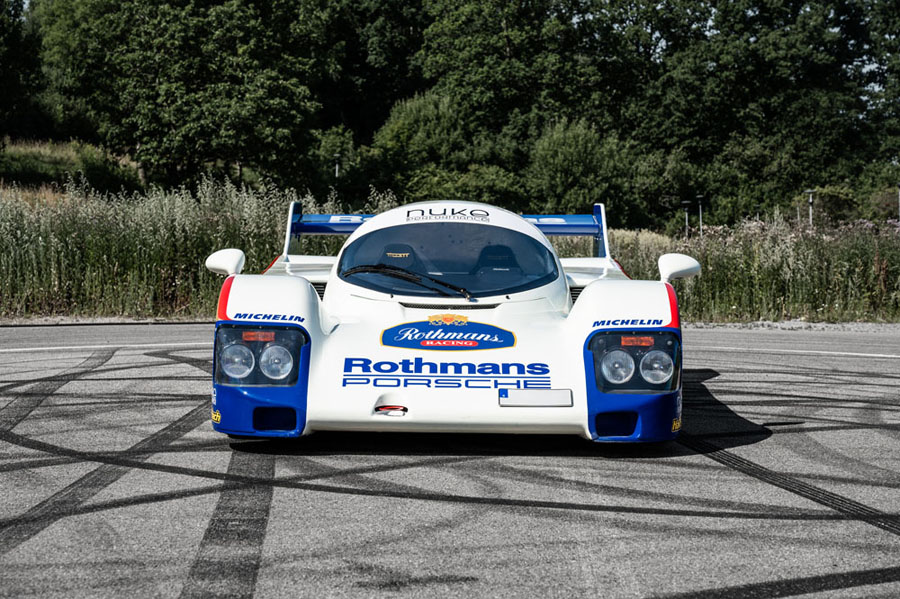 Gatregistrerad Porsche 962 Tribute som erbjuds till försäljning på Top Heritage 2026.